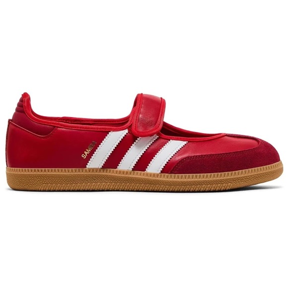adidas Shoes - adidas Samba Jane Womens Size 10 Scarlet White Gum Shoes JQ6446  NEW